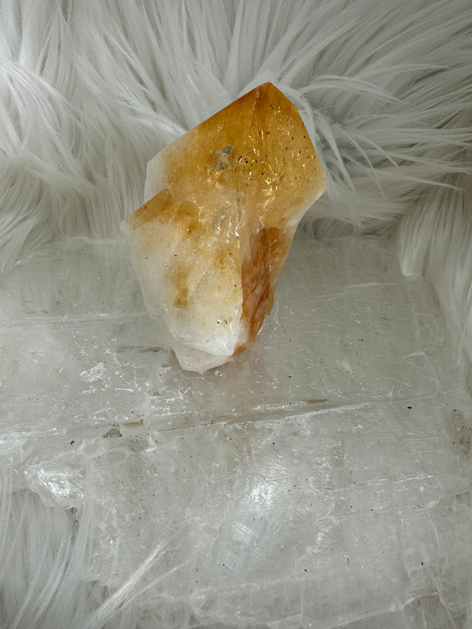 Citrine Rough Polished Point