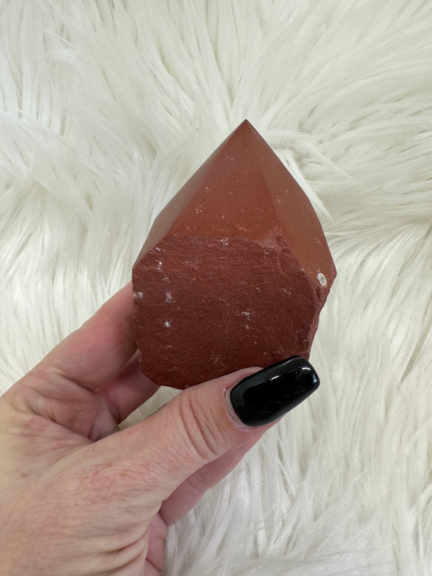 Red Jasper Polished Rough Point