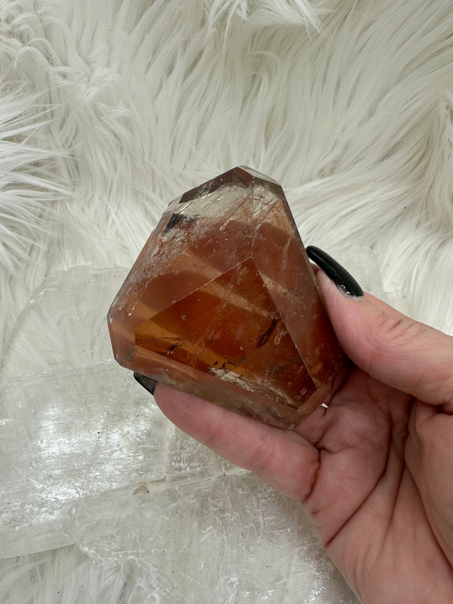 Quartz Freeform with inclusions