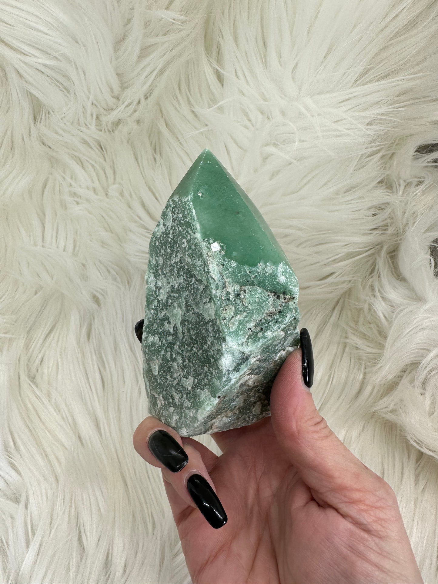 Green Aventurine Polished Rough Point