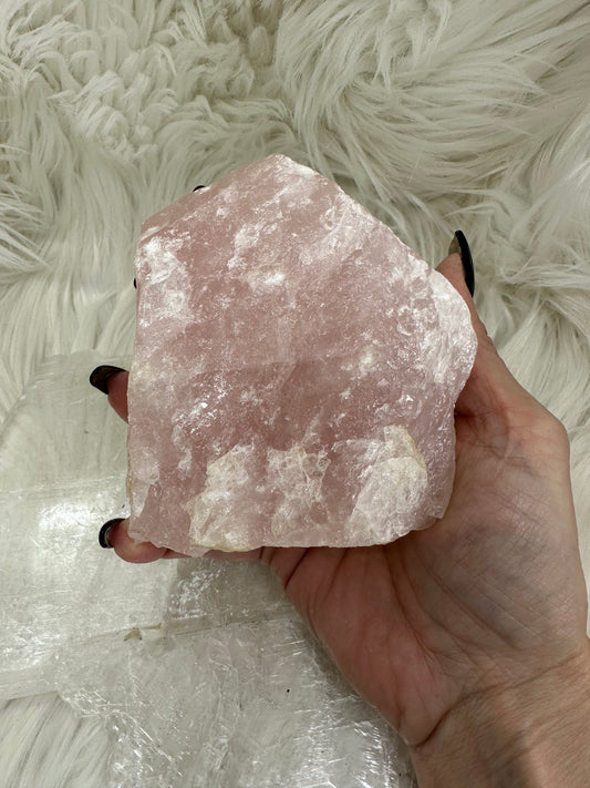 Raw Rose Quartz