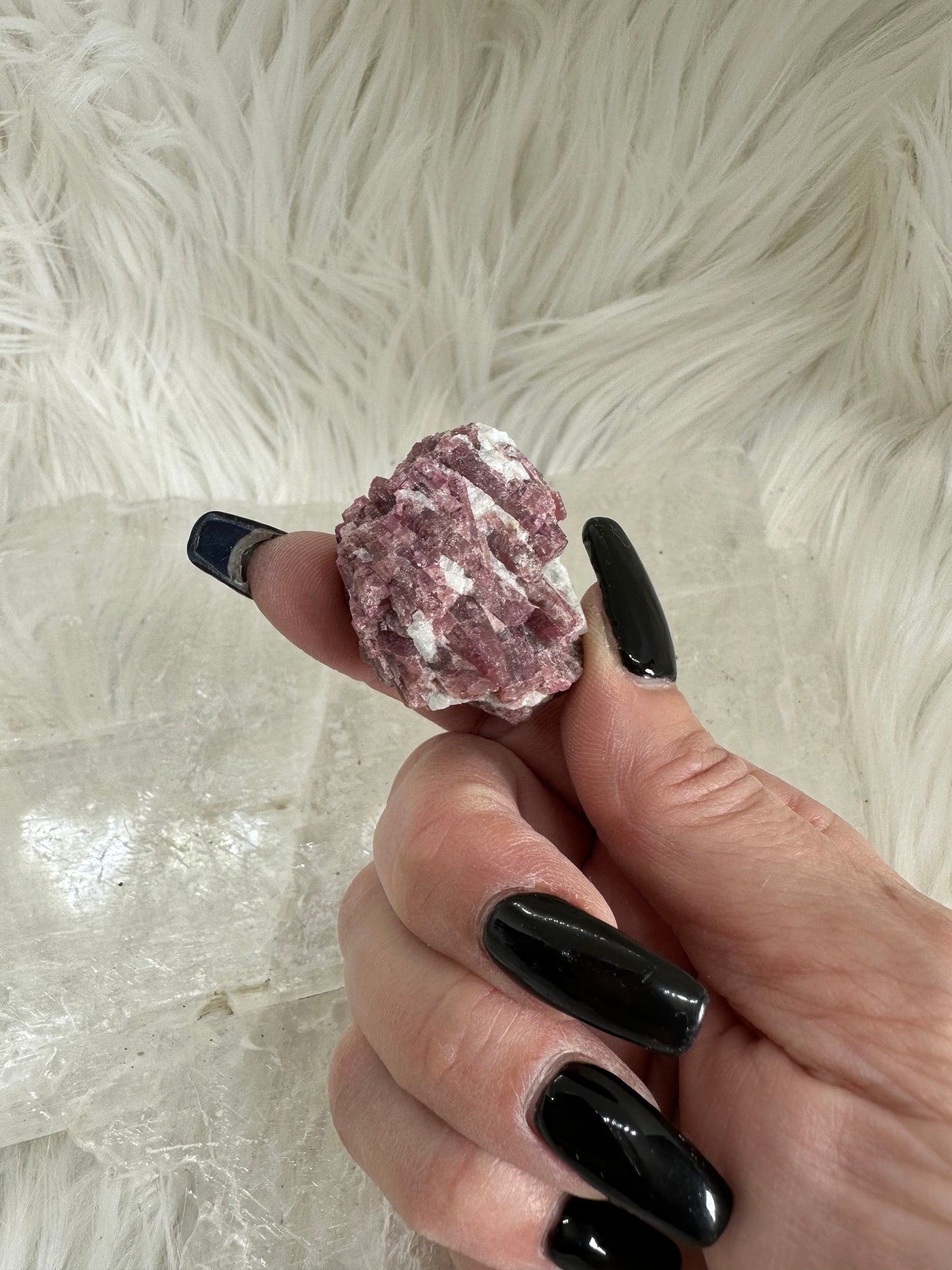 Pink Tourmaline in Matrix