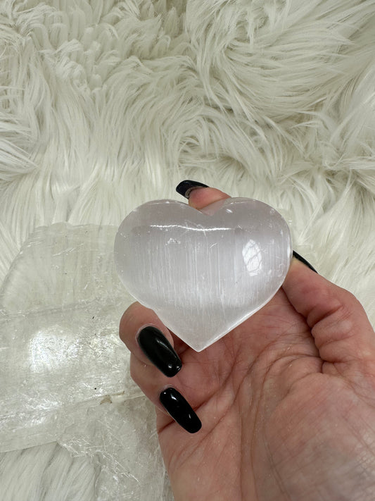 Selenite Heart