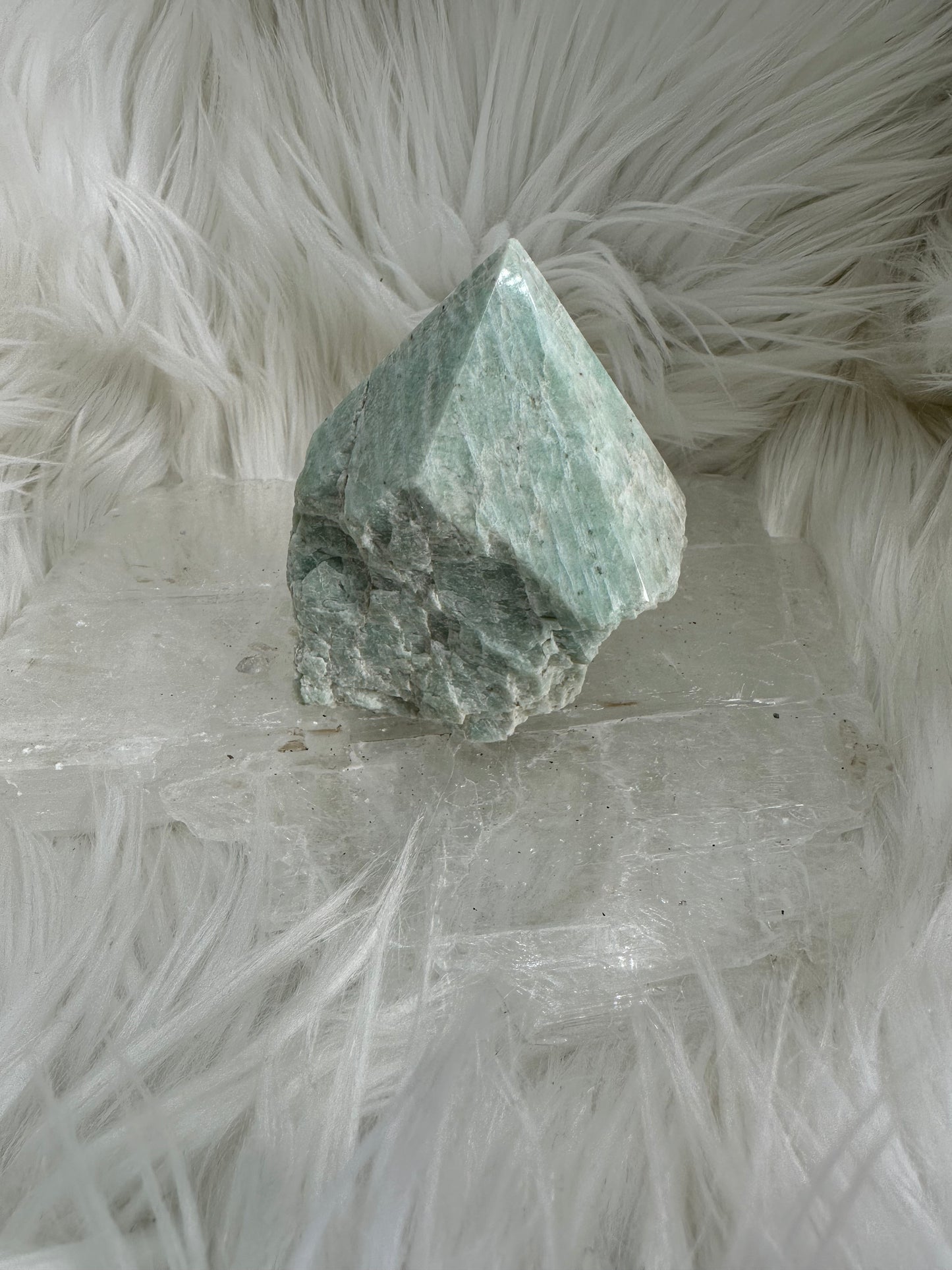 Amazonite Rough Polished Point