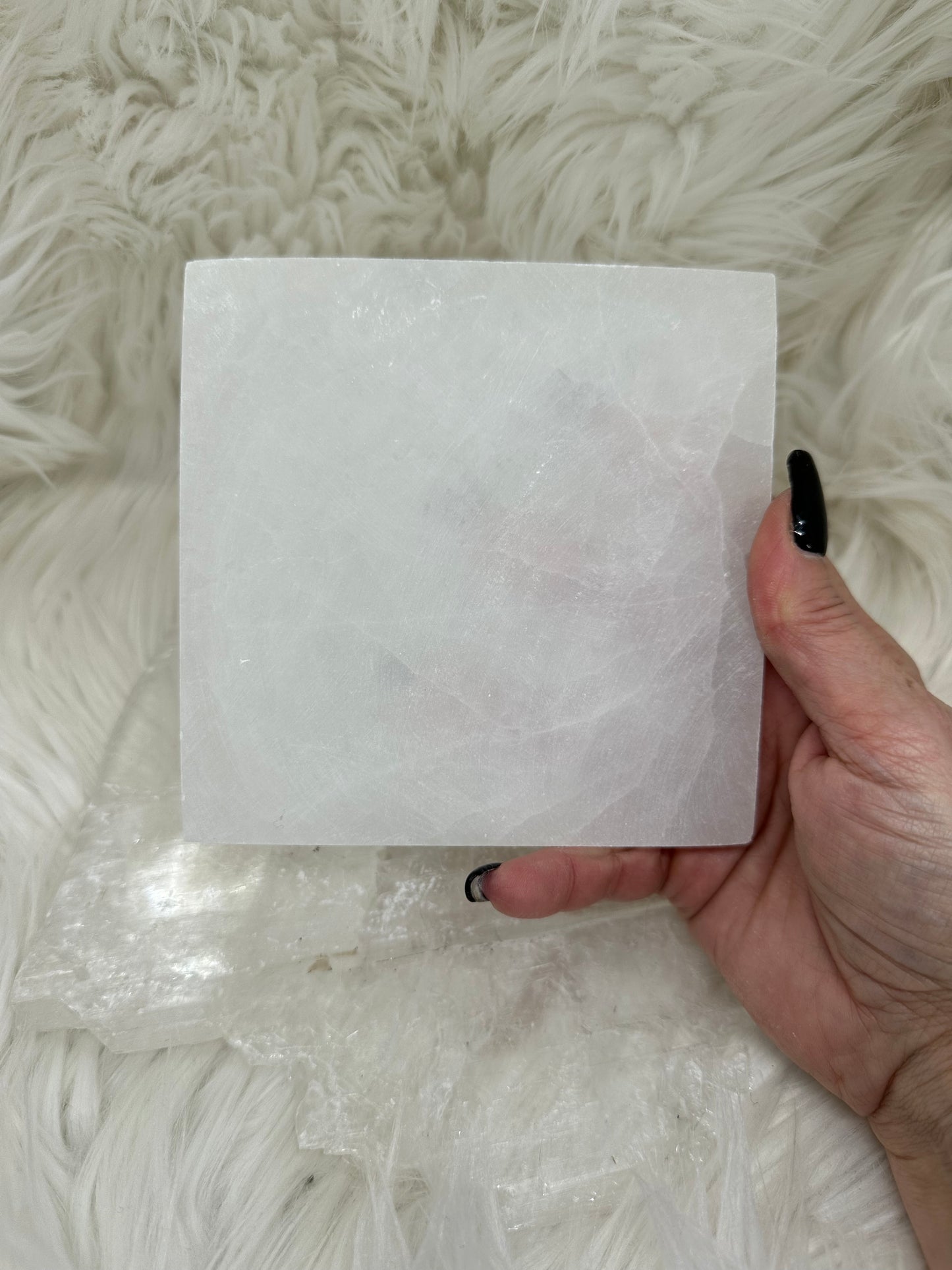 Selenite Plate Square