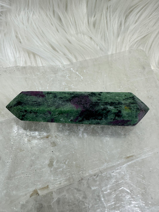 Ruby Zoisite Double Point