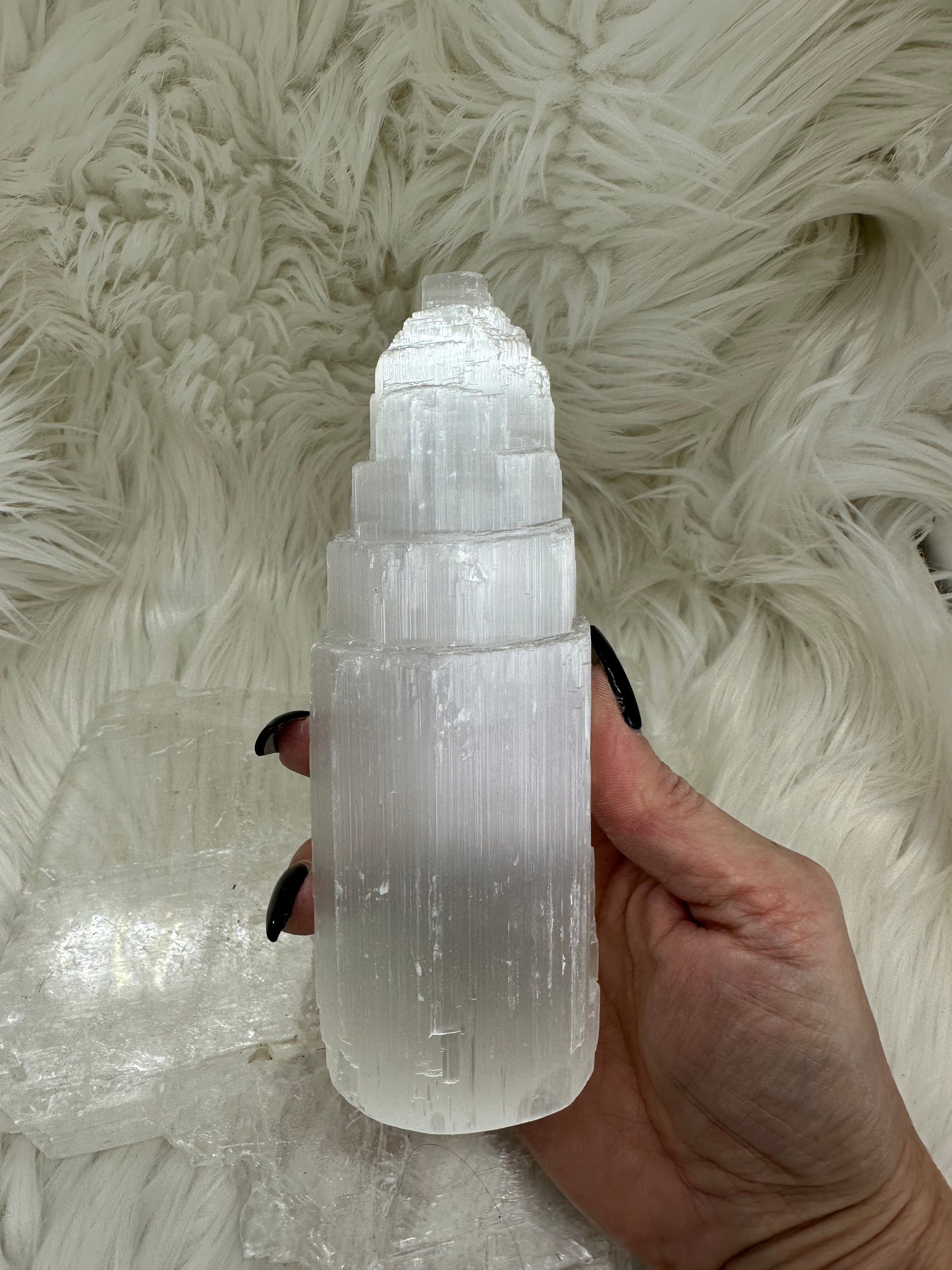 Selenite Medium Tower