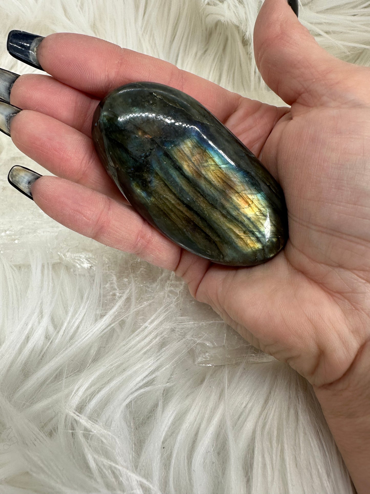 Labradorite Palm Stone