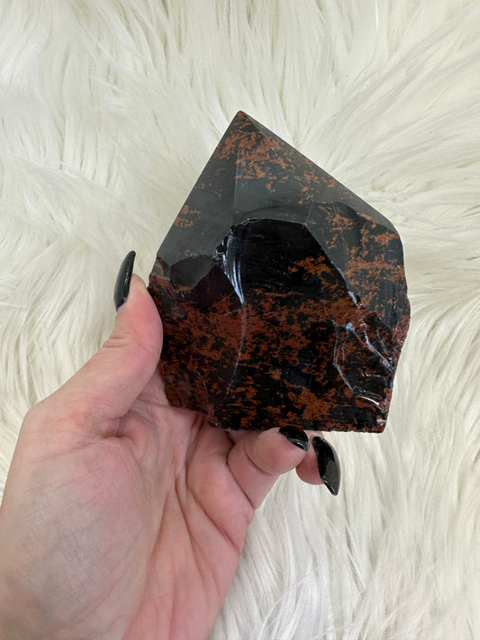 Mahogany Obsidian Polished Point