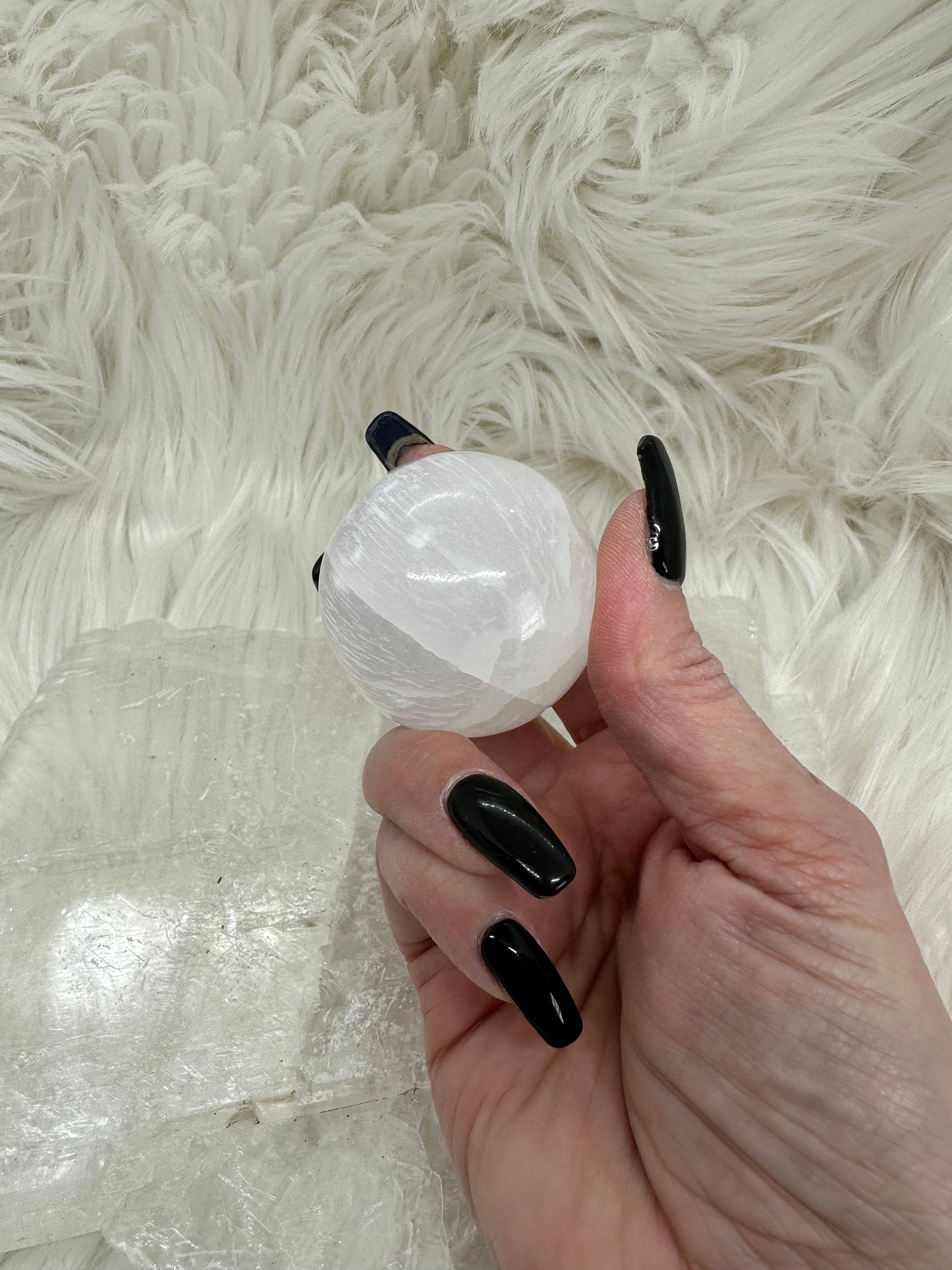 Selenite Sphere Small